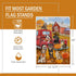 Fall Farm Animal Red Truck Small Decorative Garden Flag, Autumn Dog Puppy Yard Outside Decorations, Thanksgiving Harvest Pumpkin Country Barn Farm...