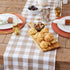 DII Heavyweight Fringed Check Tabletop Collection, Table Runner, 14x72, Stone Brown...