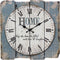 Stonebriar SB-6158A Worn Blue 15" Square White Wall Clock...