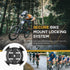 TUSITA 2 in 1 Bike Mount Quick Release, Quarter Turn Compatible with Garmin Edge GPS Computer, iPhone 14 13 12 Pro Max, Samsung Galaxy Note 20 S21...