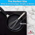 Chef Grade, Non Scratch 10" Flat Bottom Whisk. Best Stainless Steel Roux Whisks for Deglazing Pans. Perfect Metal Hand Whip for Cooking Soup. Whis...