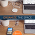 GLUIT Adhesive Desktop Cable Organizer Versatile Cord Holders Wire Clips and Cable Holder Cord Organizer for Desk Table Accessories Office Spaces ...