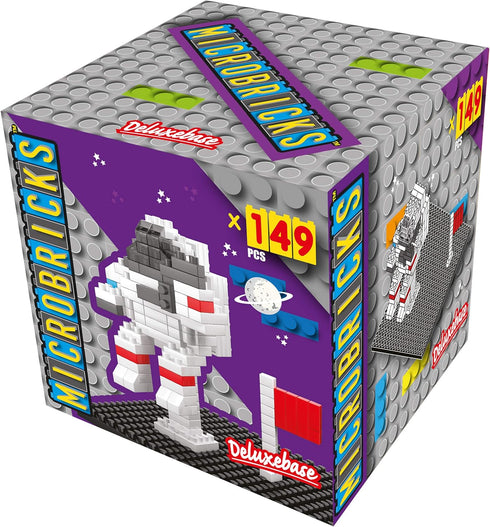 Microbricks Space Astronaut from Deluxebase. Space Themed 3D Puzzle Mini Blocks Building Toys, Easy to Use Mini Bricks Apollo Mission Space Puzzle...