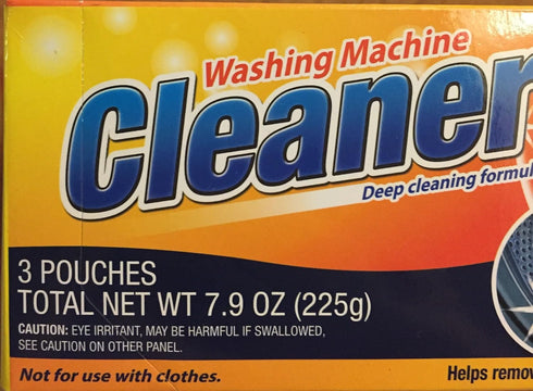 3 pouches Washing machine cleaner deep cleaning formula...