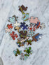 eeBoo: Piece and Love Crazy Bug Bouquet 500 Piece Round Jigsaw Puzzle, Jigsaw Puzzle for Adults and Families, includes Glossy and Sturdy Pieces...