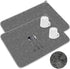 2 Pack Microfiber Dish Drying Mat,24*17 Inch Absorbent Dish Drainer Kitchen Counter,Large Drying Pad for Countertop, Rack and Under Sink(Gray)...