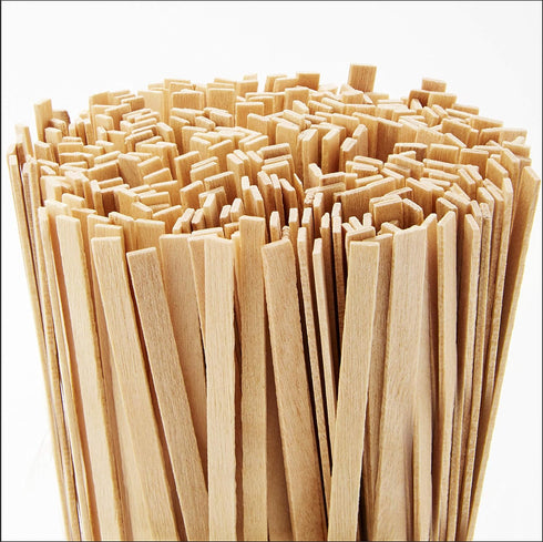 Biodegradable, Sturdy 5.5in Wood Coffee Stirrer 1000pk. Cafe Grade, Bulk Birch Wooden Beverage Stirring Stick for Tea, Cream And Sugar. Eco Friend...