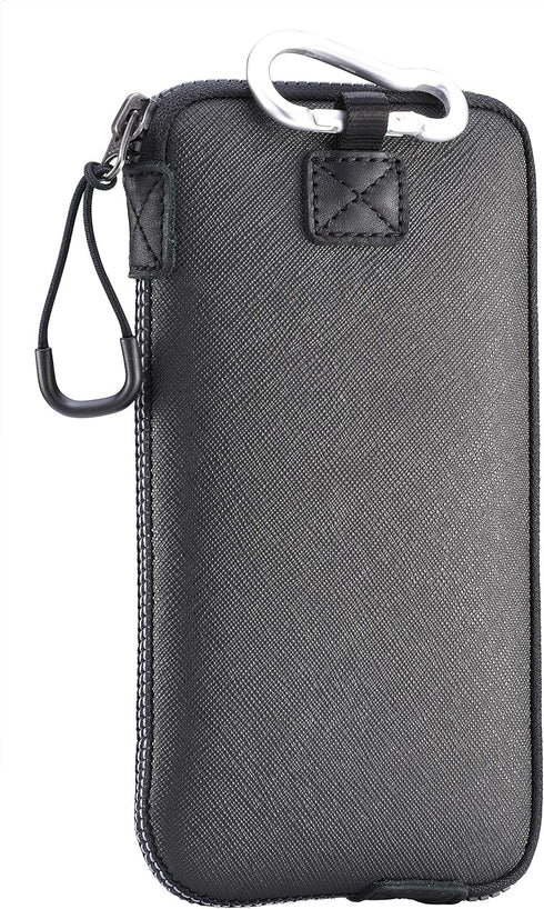OneJoy Neoprene Phone Pouch, Lightweight Protective Cellphone Sleeve with Large Zipper Opening, Inner Pocket, Thermal Insulated, Durable Cell Phon...