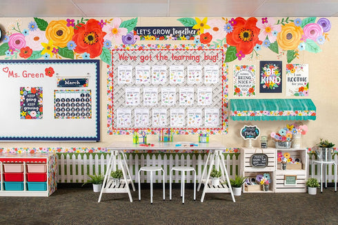 Teacher Created Resources Fun Size White Picket Fence Better Than Paper® Bulletin Board Roll,18 inches x 12 feet...