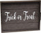 Elegant Designs, 15.50" x 12", Trick or Treat Decorative Wood Serving Tray w/Handles, Black Wash Trick & Treat (HG2000-KTT)...