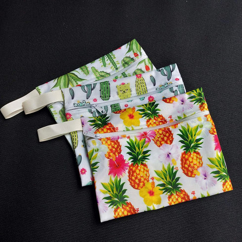 7PCS Pack Reusable Menstrual Pads Including 6PCS Cloth Sanitary Pads Mama Cloth Pad + 1PC Mini Wet Bag...