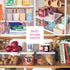Rosanna Pansino x iDesign Recycled Plastic Kitchen Storage Bin with Lid, Clear Bin/Marshmallow Lid, 9" x 12" x 6"...