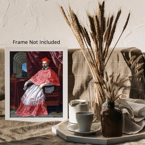 Posterizer 1 pcs-Cardinal Roberto Ubaldini 1627 painting poster-Religious Posters-Gifts for Christians -Decor for Church, Sunday School Classroom-...
