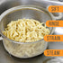 U.S. Kitchen Supply Stainless Steel Colander Strainer Basket - 3-Quart Colander with Resting Feet & Handles - Wide Rim Sieve, Stainless Steel Stra...