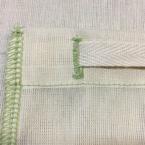Worlds Best Reusable Organic Cotton Muslin Fine Mesh Straining Bags - Nutmilk Set (Large 2 Pack) (cold brew, coffee filter, loose leaf tea infuser...