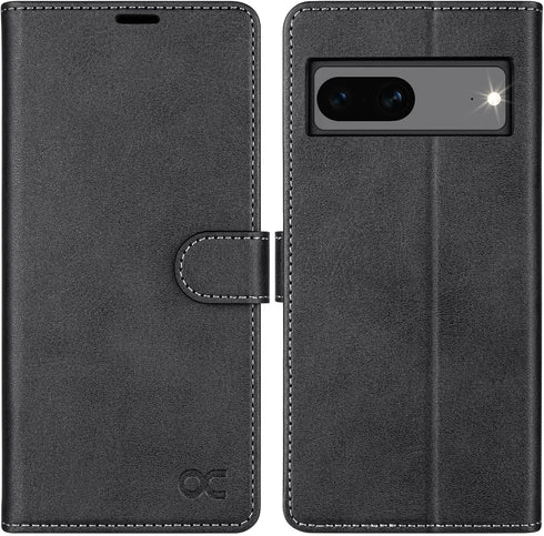 OCASE Compatible with Google Pixel 8 Wallet Case, PU Leather Flip Folio Case with Card Holders RFID Blocking Kickstand [Shockproof TPU Inner Shell...