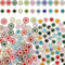 200 Pieces Flatback Rhinestones 12 mm 14 mm Flower Shape Claw Cup Sew on Rhinestone Buttons Crystal Glass Flower Multicolor Jeweled Buttons for Cr...