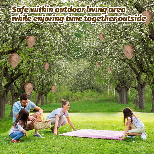 4 Pack Wasp Nest Hanging Fake Wasp Nest Paper Material Hornet Nest for Wasps…...