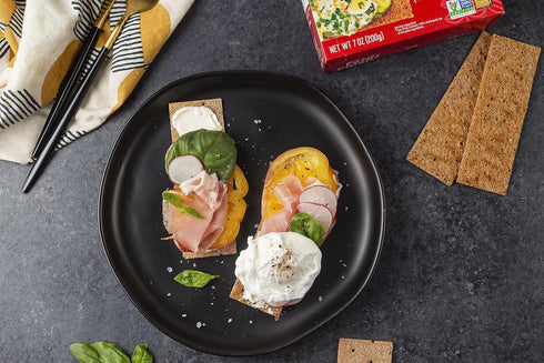 Finn Crisps Rye Crispbread with Caraway 7oz | Thin, Crispy Rye Flatbreads with Caraway | Authentic Finnish Sourdough Crispbread | Caraway Rye Crac...