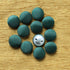 Round Handmade Buttons Dupion Fabric Covered 12 Button for Sewing Scrapbooking Clothes Craft...