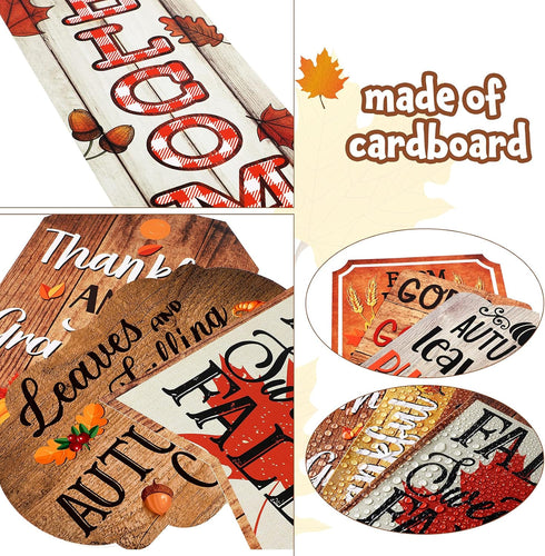 29 Pieces Home Sweet Classroom Fall Bulletin Board Decorations Welcome Pumpkins Happy Fall Thanksgiving Borders Decor Cutouts Accents for Autumn H...