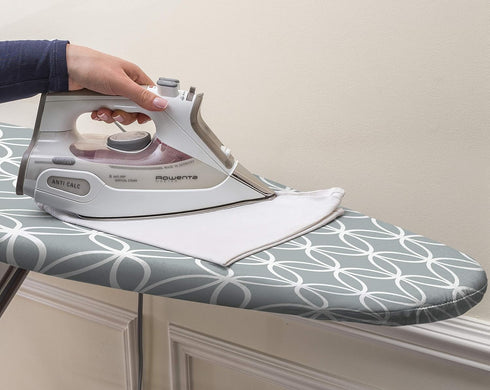 EPICA Silicone Coated Ironing Board Cover- Resists Scorching and Staining - 15" x54 (Grey Circles)...