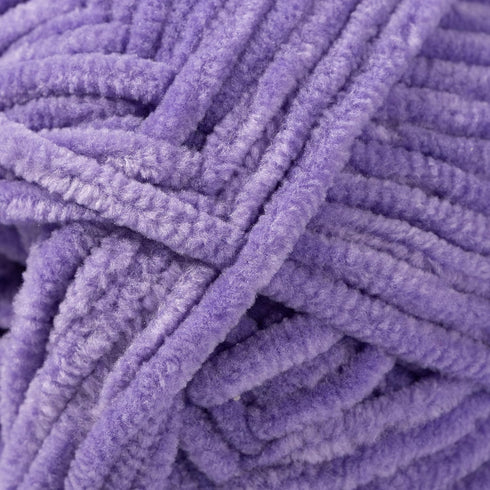 3.5oz Chenille Yarn for Blankets Amigurumi: Soft Velvet Baby Yarn Blanket Knitting and Crocheting Bulky 5# Yarn 100g (Purple)......