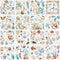 Dispowreath 16 Sheets Ocean Boho Rub on Transfers Stickers Mixed Sea Life Rub on Transfers for Crafts Fish Starfish Decor Furniture Decals for DIY...