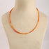 Handmade 3 MM Beaded Gemstone Choker Necklace for Women Boho Colorful Natural Stone Bead Necklaces Beach Summer Jewelry...