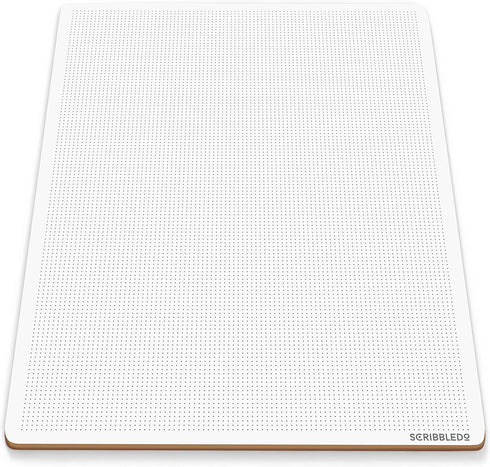 Dotted Dry Erase Board Graph Whiteboard 9" x 12" Double Sided with Bullet Dot Grid Paper for Home School Classroom Kids and Students Portable Dot ...