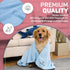 Dog Towel Super Absorbent Quick Drying Super Soft Microfiber Pet Towel for Dogs, Cats and Other Pets (40 x 24 Inches, Pink and Blue)...