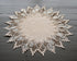 Lace Doily Neutral Earth Tones Table Topper Scarf Place Mat Round Doily (16 inch Round)...