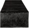 DII Velvet Collection Tabletop, Table Runner, 14x108, Black...