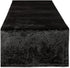 DII Velvet Collection Tabletop, Table Runner, 14x108, Black...