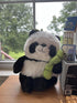 Panda Stuffed Animal 9'' Panda Bear Plush Toys with Bamboo Stuffed Panda Plushies Cute Panda Doll Gifts Black and White...