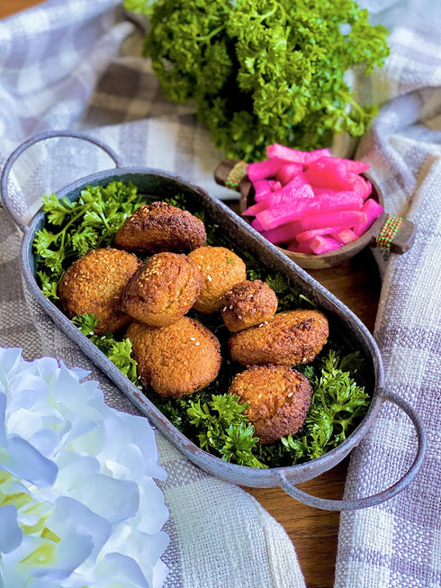 Tazah Falafel Mix 7oz (200g) Delicious Vegetarian Crunch Patties Powder Mix Lebanese Recipe...