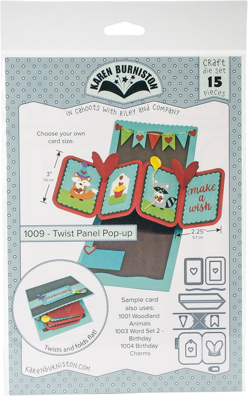 KB Riley 1009 Karen Burniston Dies-Twist Panel Pop-Up...