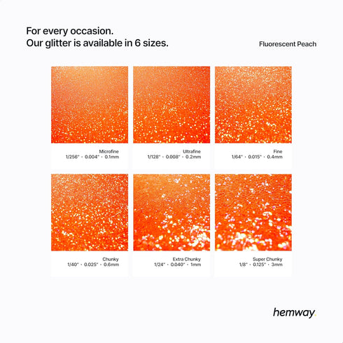 Hemway Craft Glitter Shaker 130g / 4.6oz Glitter for Arts, Crafts, Resin, Tumblers, Nails, Painting, Decoration, Festival, Cosmetic, Body - Microf...