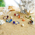 H&D HYALINE & DORA Handmade Mini Sea Turtle Art Glass Blown Sea Animal Figurine,Set of 6...