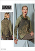 Vogue Patterns Misses' Cowl-Neck Front-Fringe Top Sewing Pattern, 6-8-10-12-14, Orange...