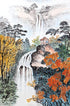 Trends International China Landscape with Waterfalls Wall Poster, 22.375" x 34", Premium Unframed Version...