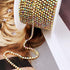 10 Yard Crystal AB Rhinestone Close Chain Clear Trim Sewing Craft (Gold, 2mm)...