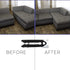 Steel Non-Slip Sectional Connectors for Sliding Sofas, Adjustable Clips to Keep Sectional Couch Together, Prevent Floor Scratches and Keep Section...
