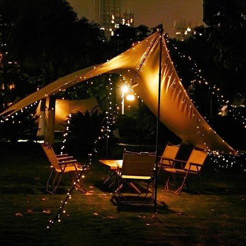 2 Pack Solar String Lights Outdoor, 200 LED Extra-Long 72FT Solar Powered Lights with 8 Lighting Modes, Waterproof Outdoor Lighting Decoration for...