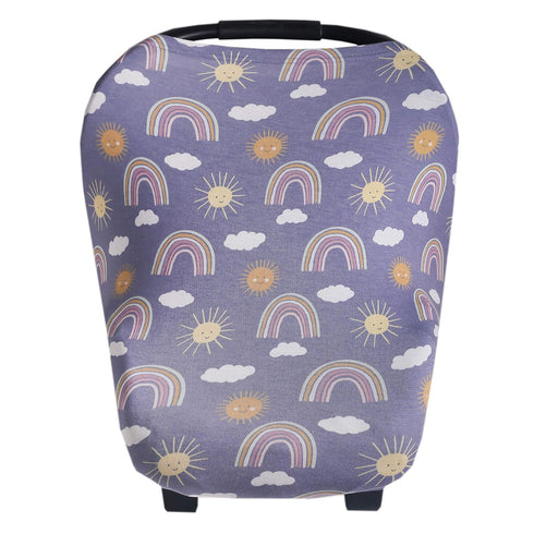 Copper Pearl Multi-Use Cover: Car Seat Covers, Nursing Cover, and Stroller Cover for Sun - Stretchy Fabric, All-Season Use, Stylish Designs, Easy ...