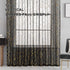 FINECITY Black Gold Sheer Curtains for Bedroom - Metallic Gold Foil Tree Branch Black Sheer Curtains 63 Inch Length Black and Gold Window Curtain ...