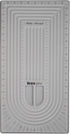 The Beadsmith Bead Board, Grey Flocked, 5 U-Shape and 6 Straight Channels, 10 x 20.5 inches, Design Boards for Creating Bracelets, Necklaces and O...