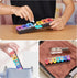 Fullicon Weekly Pill Organizer 7 Day Ultra Moisture and Spill Proof Daily Pill Box, Large Medicine Case with Secure Buckle, Compact Travel Pill Co...