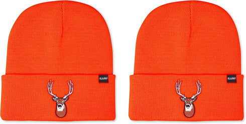 Klarny Hunting Hat for Men, Women, Kids, Comfortable Hunting Beanie, Stretchy Knit Hunter Hat...