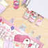 My Melody School Supplies Set, Melody Stationery Set, Cute School Office Supplies Set, Including Pencil Case Stickers ID Card Holder...